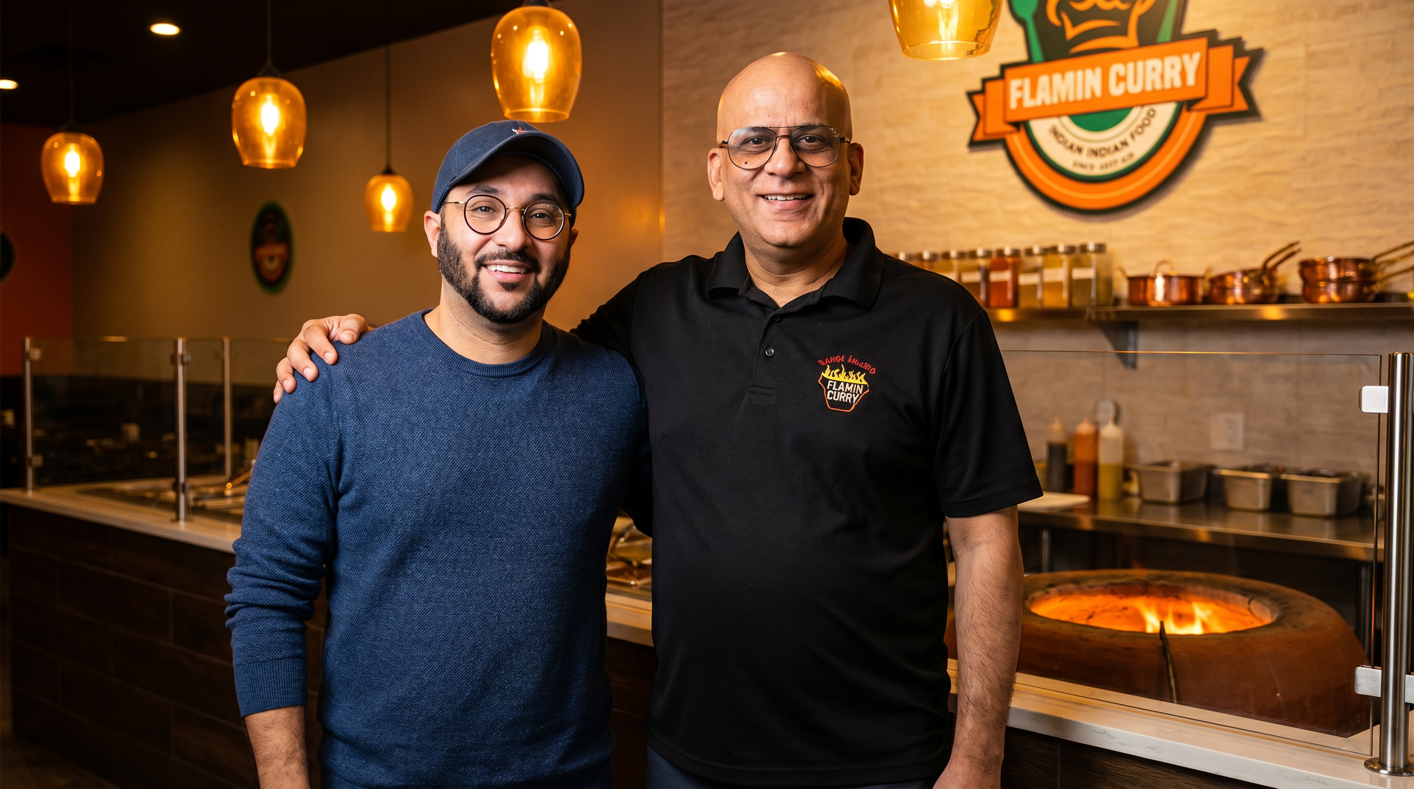 Mickey & Naveen — Co-Founders of Flamin Curry Long Beach