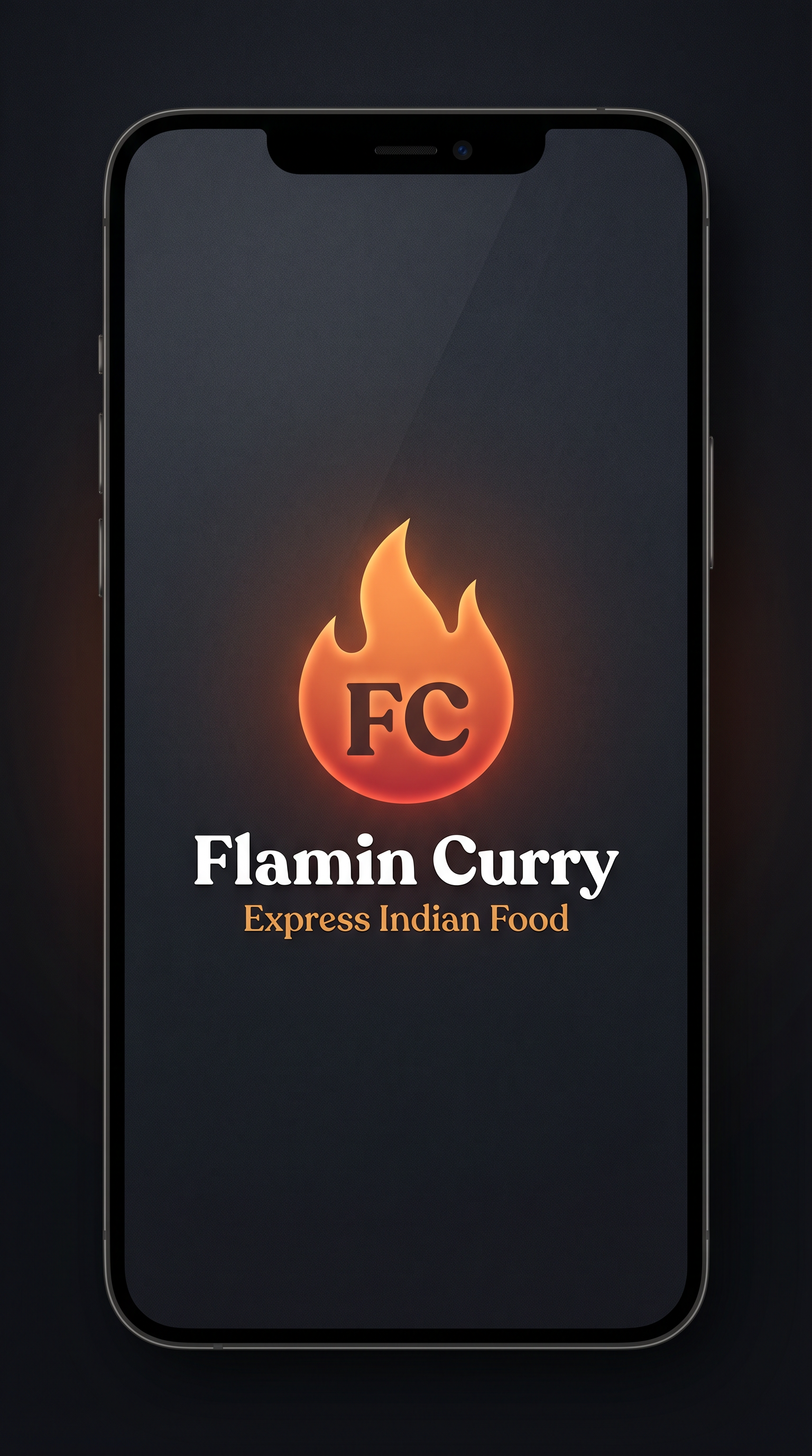 Flamin Curry app splash screen